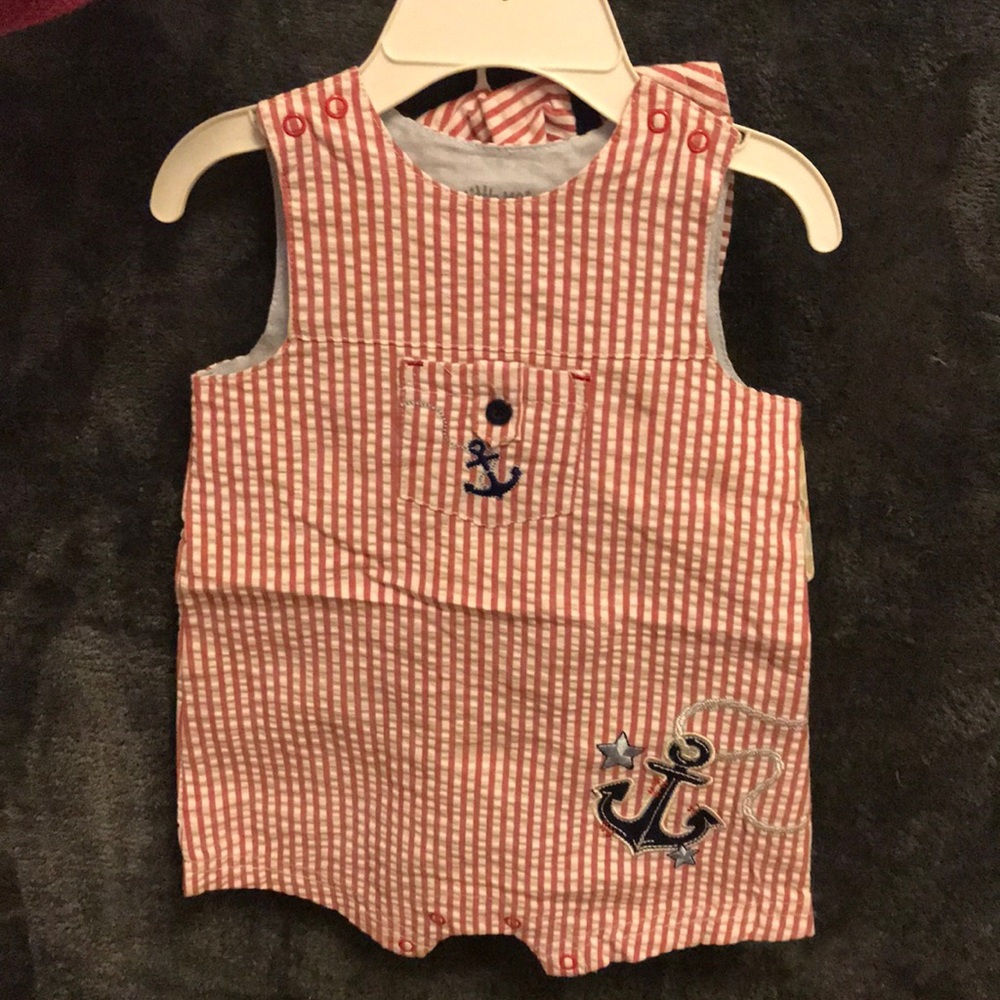 Baby 6months sailor outfit with hat
